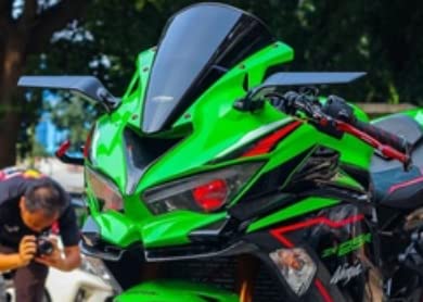 Eltron Turbo ELT45 Imported Original Wind Wing Rearview Stealth Aerodynamic Mirrors Fully Faired Bikes, Motorcyles Ninja 250 300 400 GSX250R 360, R15 V4M, R15 V4, R15 V3, Adjustable