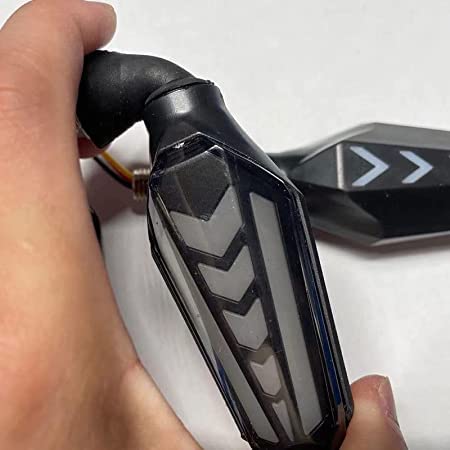 ELTRON TURBO Imported Original Waterproof Arrow Running Blinker Bright LED Indicators Universal For All Bike Models Motorcycle Turn Signal Lights
