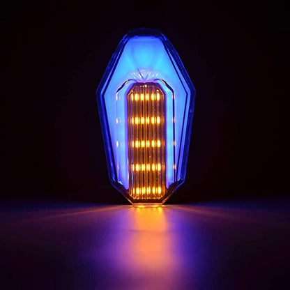 ELTRON TURBO Imported DC Power Super Quality U SHAPE Style Bright Blinker LED Indicators Universal For All Bikes, Motorcycles Turn Signal Lights