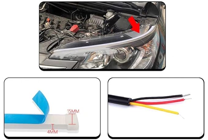 Eltron Turbo ELT5487UTRE DC Power Sequential Flow Universal Waterproof Ultra-Fine 60cm DRL