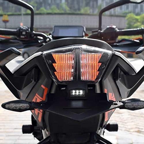 ELTRON TURBO Elt8Fhd Unbreakable Waterproof Quality Rubber Ktm Style Indicators Smd High Bright Universal For All Bikes Models Turn Signal Lights With 3 Months Warranty