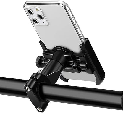 ELTRON TURBO 7789HHY7 Universal Bike Mount Holder Metal Body 360 Degree Rotating Handlebar Metal Body Cradle Stand for Bicycle, Motorcycle, Fits All Smartphones