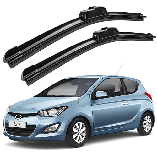 Eltron Turbo Windshield Wiper Blades Compatible with all given car Pair (D-24, P-16) Superior All-Weather Rubber, Aerodynamic Design, Quick Install with 1 year warranty