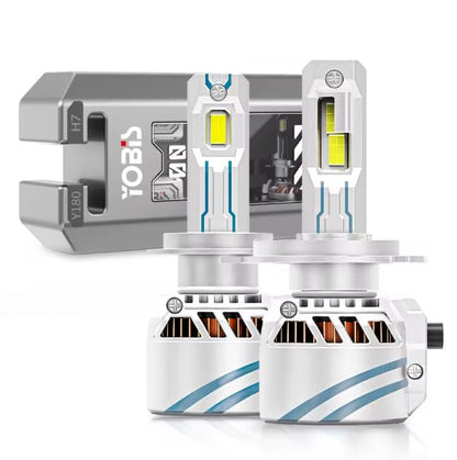 ELTRON TURBO with 2 years warranty H4 Original 200W DC12-24V Car Led Headlight 24,000 Lumens Super Bright LED Compatible for Given Cars option 6000K Color temprature, Pack of 2 (Please choose your car))