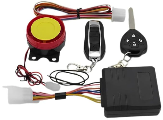 ELTRON TURBO Anti Theft Universal Motorcycle Security Alarm System with 2 Key Remotes for Bike Scooter Protection Engine Start ELT-78Q23