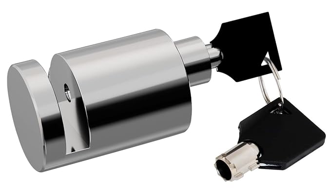 ELTRON TURBO ELT9900778 TITEG Steel Heavy Duty Disc Lock Brake Antitheft Locking Devices 7mm Pin Wheel Locking Security for Bike, Motorcycle, Scooty