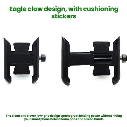 ELTRON TURBO 7789HHY7 Universal Bike Mount Holder Metal Body 360 Degree Rotating Handlebar Metal Body Cradle Stand for Bicycle, Motorcycle, Fits All Smartphones