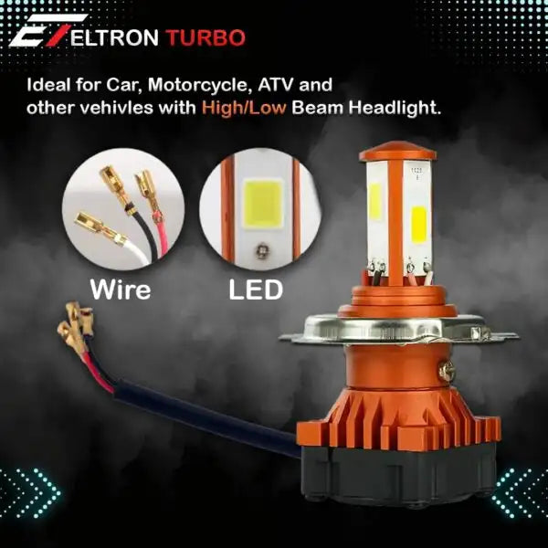 Headlight High Bright Original Cyt Front Headlight For Car And Bike Eltron Turbo pack of 2