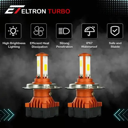 Headlight High Bright Original Cyt Front Headlight For Car And Bike Eltron Turbo pack of 2