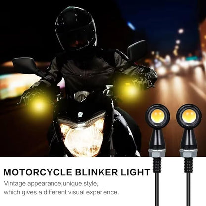 ELTRON TURBO Original Bullet Shape Turn Signal Lights Indicator + 21 Modes Flasher motorcycle Universal for All Bikes Models Turn Signal Lights Motorcycle