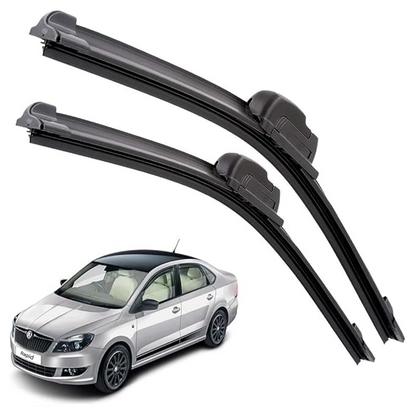 Eltron Turbo Windshield Wiper Blades Compatible with all given car Pair (D-24, P-16) Superior All-Weather Rubber, Aerodynamic Design, Quick Install with 1 year warranty
