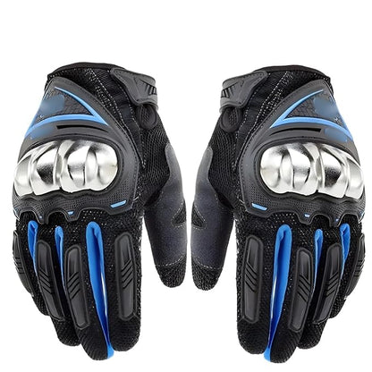 ELTRON TURBO Protective Full Finger Bike Riding Gloves Adjustable for Bikers