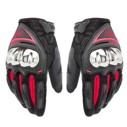 ELTRON TURBO Protective Full Finger Bike Riding Gloves Adjustable for Bikers