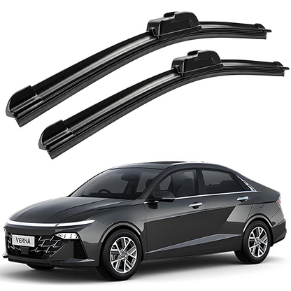 Eltron Turbo Windshield Wiper Blades Compatible with all given car Pair (D-24, P-16) Superior All-Weather Rubber, Aerodynamic Design, Quick Install with 1 year warranty