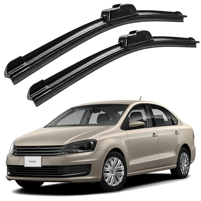 Eltron Turbo Windshield Wiper Blades Compatible with all given car Pair (D-24, P-16) Superior All-Weather Rubber, Aerodynamic Design, Quick Install with 1 year warranty