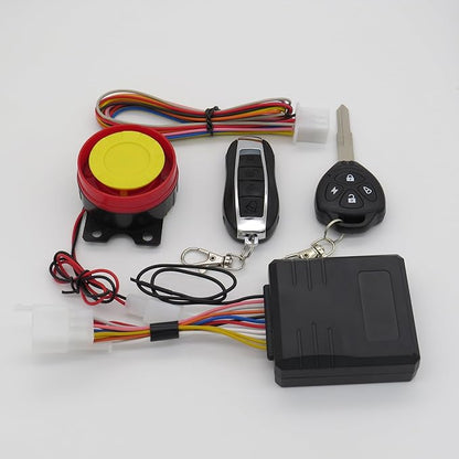 ELTRON TURBO Anti Theft Universal Motorcycle Security Alarm System with 2 Key Remotes for Bike Scooter Protection Engine Start ELT-78Q23
