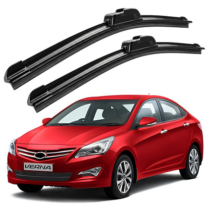 Eltron Turbo Windshield Wiper Blades Compatible with all given car Pair (D-24, P-16) Superior All-Weather Rubber, Aerodynamic Design, Quick Install with 1 year warranty