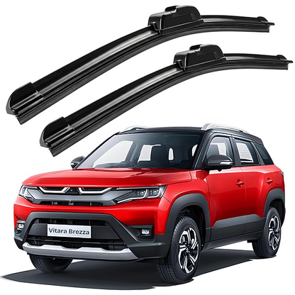 Eltron Turbo Windshield Wiper Blades Compatible with all given car Pair (D-24, P-16) Superior All-Weather Rubber, Aerodynamic Design, Quick Install with 1 year warranty