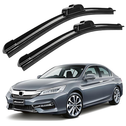 Eltron Turbo Windshield Wiper Blades Compatible with all given car Pair (D-24, P-16) Superior All-Weather Rubber, Aerodynamic Design, Quick Install with 1 year warranty