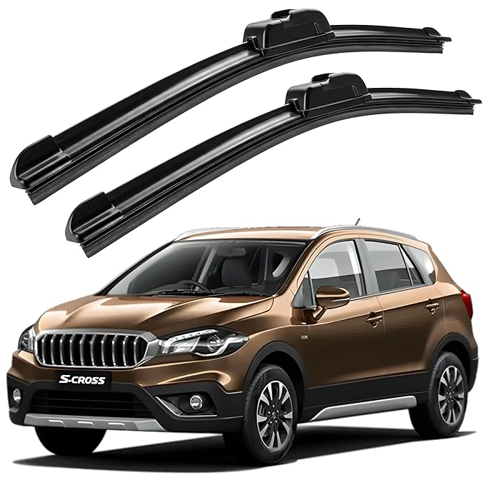 Eltron Turbo Windshield Wiper Blades Compatible with all given car Pair (D-24, P-16) Superior All-Weather Rubber, Aerodynamic Design, Quick Install with 1 year warranty