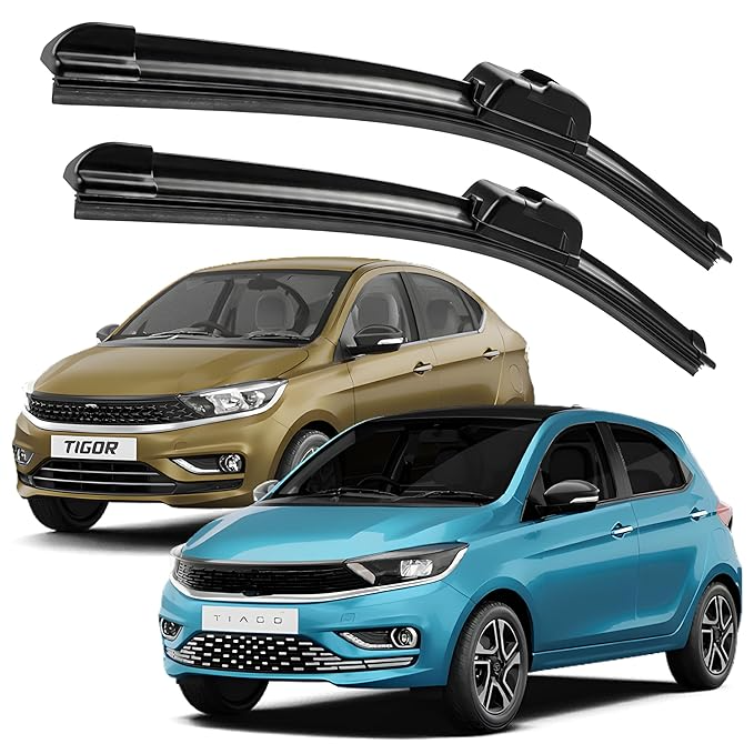 Eltron Turbo Windshield Wiper Blades Compatible with all given car Pair (D-24, P-16) Superior All-Weather Rubber, Aerodynamic Design, Quick Install with 1 year warranty