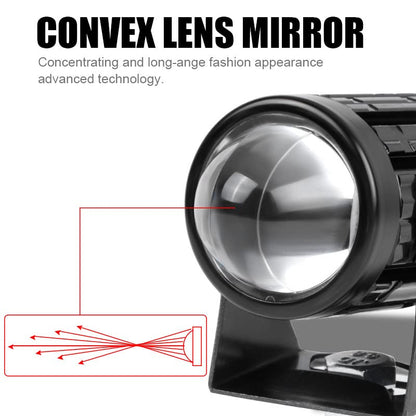 ELTRON TURBO Original DC Power 18W Mini Gun Driving Fog Light Universal For All Models of Motorcycle, Bikes, Scooters, Projector (Pack of 2, Yellow & White 1 Month Warranty)