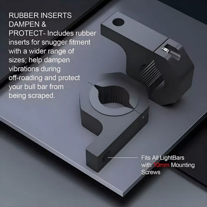 Eltron Turbo Hevy Duty Fog Lamp Clamp Aluminum Metal Waterproof Universal Fit