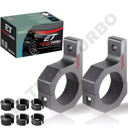 Eltron Turbo Hevy Duty Fog Lamp Clamp Aluminum Metal Waterproof Universal Fit